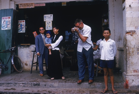 Cappy taking a picture in Nahtrang S. Vietnam &#39;61