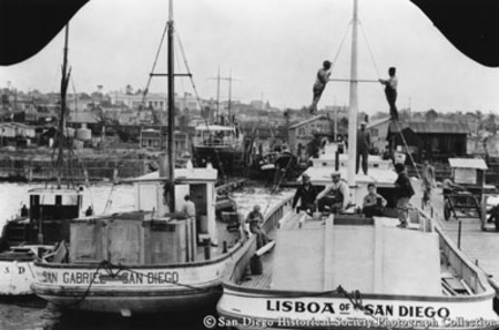 Fishing boats Lisboa and San Gabriel