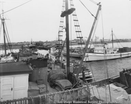 General view of waterfront at San Diego Marine Construction Company