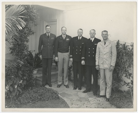 Fletcher sons in military uniforms during WWII