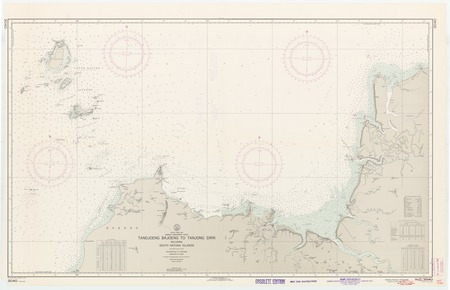 South China Sea : Bornea-northwest coast : Tandjoeng Bajoeng to Tanjong Sirik including South Natuna Islands