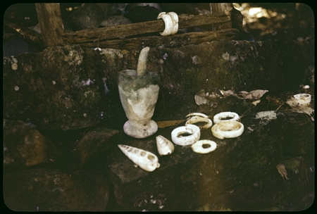 Shrine, shell valuables