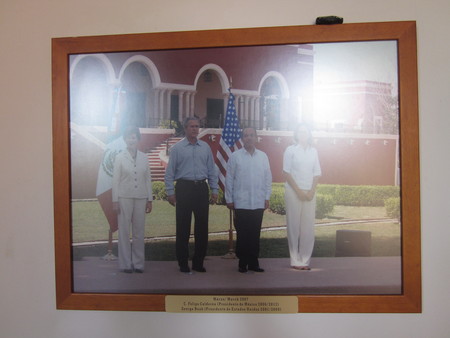 George Bush-Felipe Calderon Summit Temozon, 2007