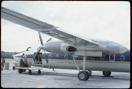 Airplane at Momote, Manus Island