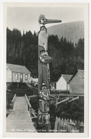 Totem of Thlmget Chief Kian, Ketchikan, Alaska