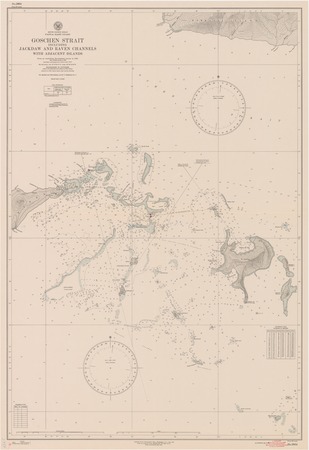 South Pacific Ocean : Papua-east coast : Goschen Strait including Jackdaw and Raven Channels with adjacent islands