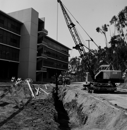 Broken main trench, UC San Diego campus