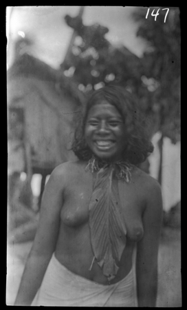 Portrait of young woman of Sikaiana