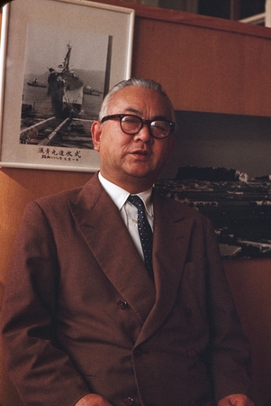 Koji Hidaka at his office, Tokyo University