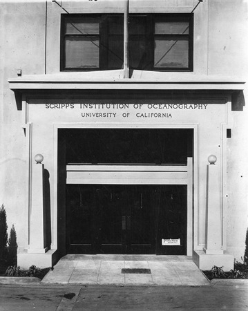 Library entrance, Scripps Institution of Oceanography