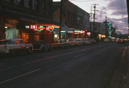 During a break from the Swan Song Expedition (1961) a member of the crew took this photo of what was considered &quot;Sin Stree...