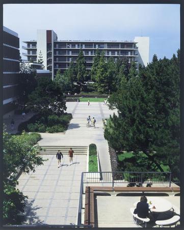 View of Revelle Plaza and Urey Hall, taken from Galbraith Hall