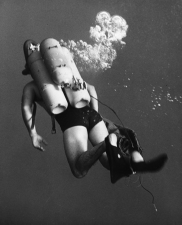 Diver during the Capricorn Expedition