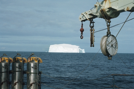 [Iceberg seen from deck of R/V Knorr] Leg 7, Box 4