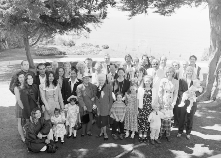 Scripps family during luncheon at the Martin Johnson House (T-29), Scripps Institution of Oceanography