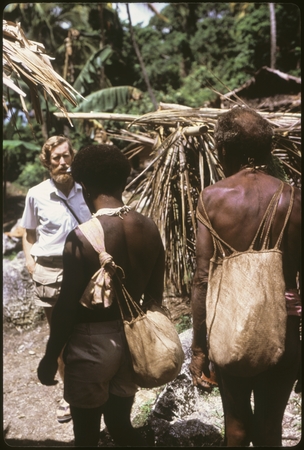 Roger Keesing with Kwaio people.