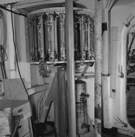 Nansen bottle rack, inboard