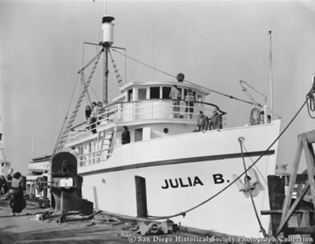 Docked tuna boat Julia B.