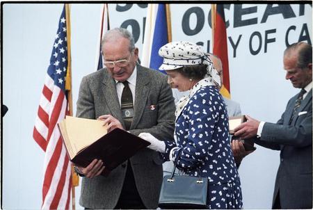 Queen Elizabeth and Prince Philip&#39;s visit to Scripps Institution of Oceanography
