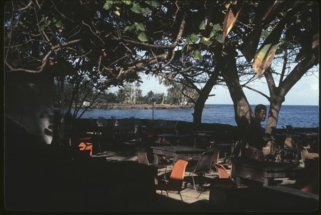 Madang: coastal view from terrace, Smuggler&#39;s Inn