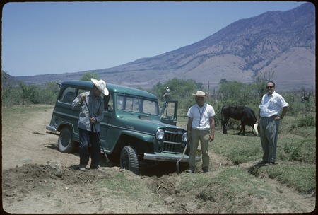 Stuck on the old road near La Labor