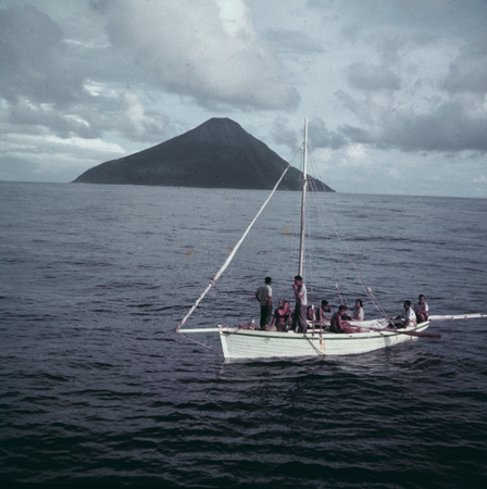 People in a sailboat
