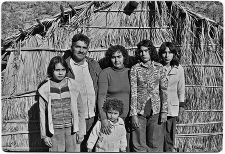 José Rosas Aguilar Villavicencio family at Rancho El Potrero