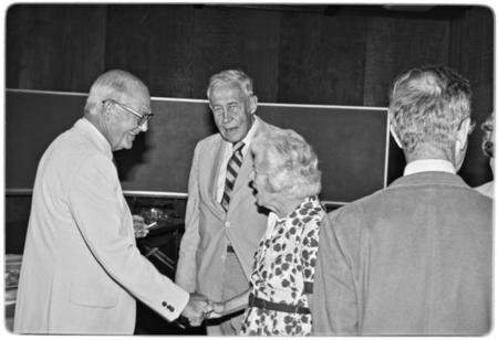 Reception for Clark Kerr at the Scripps Institution of Oceanography