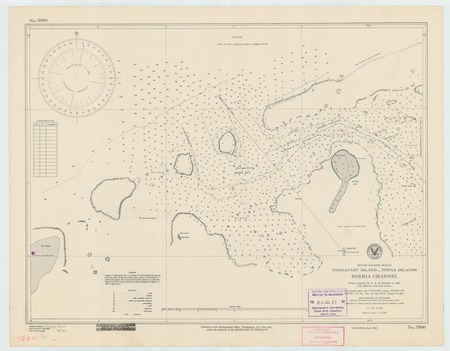 South Pacific Ocean : Tongatabu Island-Tonga Islands : Egeria Channel