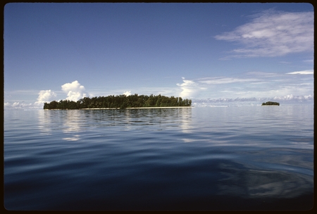 Island and sea landscape