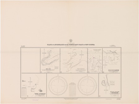 South-west Pacific : plans of anchorages on the north east coast of New Guinea