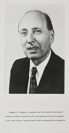 Eugene P. Wigner at Atoms for Peace Award
