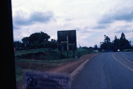 Road north to Limuru from Nairobi, Kenya