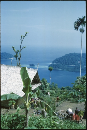 View down to Sinalagu Harbour.