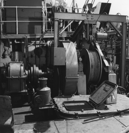 Winch on R/V Spencer F. Baird, Transpac Expedition