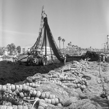 Net handling area on Embarcadero