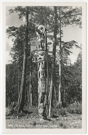 Famous totem, Ketchikan, Alaska
