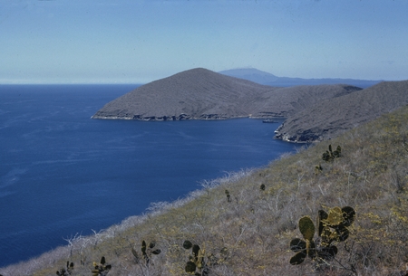 Caldera lake near &quot;Tagus Cove&quot; directly east of Fernandina Island on the west coast of Isla Isabela during the Scripps Ins...