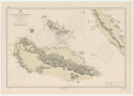 South Pacific Ocean : Solomon Islands : Guadalcanal and Florida Is. With a portion of Malaita I.