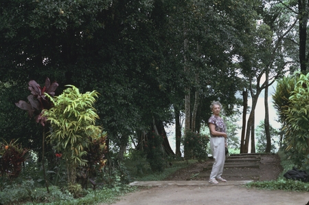 Miscellaneous, 1963 [Woman in gardens in India]
