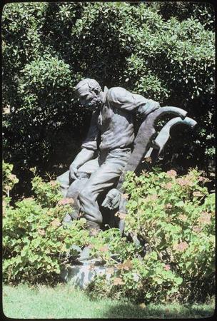 &quot;The Plowman&quot; sculpture at the Scripps Institution of Oceanography