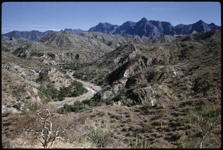 Sierra de la Giganta seen from 7.1 miles west of Loreto, on road to San Javier