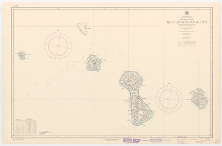 South Pacific Ocean : Society Islands : Iles Sous Le Vent : Ile Huahine to Ile Maupiti