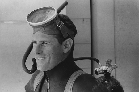 Neil Marshall in scuba gear