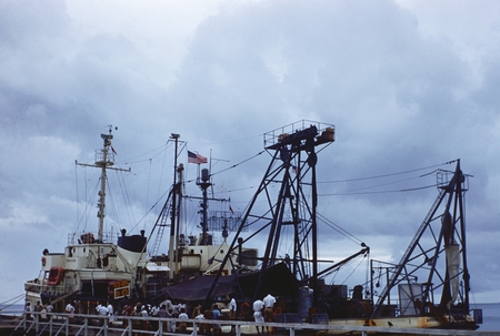 R/V HORIZON at dock at Kwajalein