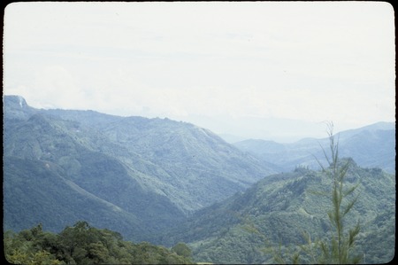 Jimi River area, panoramic view 05: mountains and valley