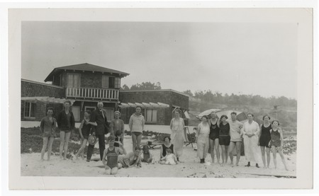 Fletcher family at the beach in Del Mar