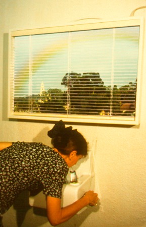 Rain Bow: view with blinds open