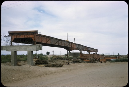 Bridge under construction over Colorado River near San Luis Rio Colorado, Sonora