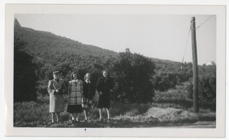 Mary Fletcher with Lilian, Lila, and Joan Fletcher